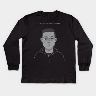 Mr. Robot Kids Long Sleeve T-Shirt